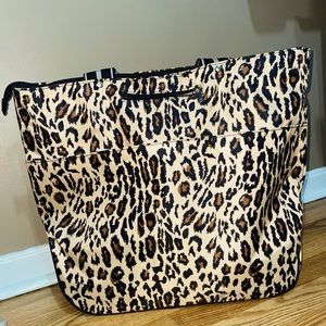 All For Color Cheetah Print Tennis Racket Bag